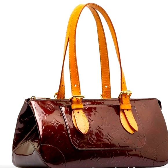 WOW POSHMARK Louis Vuitton Monogram Vernis Rosewood Avenue Patent Handbag Tote - Picture 6 of 16